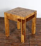 SOLID ROSEWOOD SIDE END TABLE 