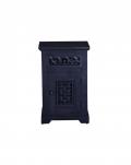 CARVED WOOD END TABLE / NIGHTSTAND