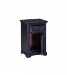 CARVED WOOD END TABLE / NIGHTSTAND