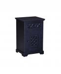 CARVED WOOD END TABLE / NIGHTSTAND