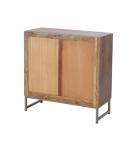 HAND CARVED SOLID WOOD 3 DRAWER DRESSER CHEST BUREAU