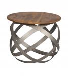 WOODEN IRON STOOL