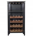 SOLID WOOD & IRON BAR CABINET