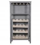 SOLID WOOD &  IRON BAR CABINET