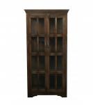 SOLID WOOD & GLASS CABINET DISPLAY CASE