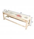 SOLID WOOD GRAPHIC DESIGN BENCH