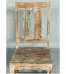 SOLID RECLAIMED TEAK WOOD COUNTER HEIGHT STOOL