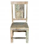 HAND CARVED SOLID RECLAIMED TEAK WOOD CHAIR