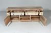 SOLID RECLAIMED TEAK WOOD MEDIA CABINET 4 DRAWERS & 2 DOORS