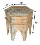 RECLAIMED WOOD END TABLE / NIGHTSTAND