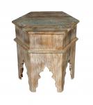 RECLAIMED WOOD END TABLE / NIGHTSTAND