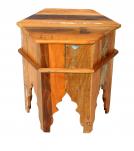 RECLAIMED WOOD END TABLE / NIGHTSTAND