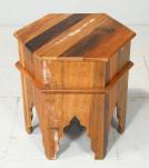 RECLAIMED WOOD END TABLE / NIGHTSTAND