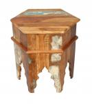 RECLAIMED WOOD END TABLE / NIGHTSTAND