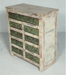 SOLID WOOD & METAL BUREAU SIDEBOARD