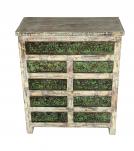 SOLID WOOD & METAL BUREAU SIDEBOARD
