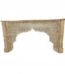 HAND CARVED SOLID WOOD CONSOLE TABLE