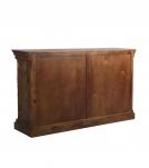 HAND CARVED SOLID WOOD  4 DOOR SIDEBOARD