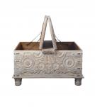 SOLID RECLAIMED TEAK WOOD DOUBLE OPEN TRUNK TABLE