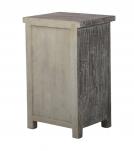 SOLID RECLAIMED TEAK WOOD END TABLE / CABINET