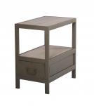 IRON WOODEN END TABLE