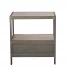 IRON WOODEN END TABLE