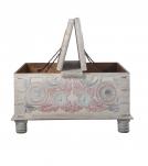 HAND CARVED SOLID WOOD TRUNK COFFEE TABLE