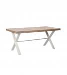 SOLID WOOD INLAID STARBURST DESIGN TABLE