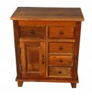 WOODEN BEDSIDE