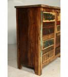 SOLID RECLAIMED TEAK WOOD CHEST SIDEBOARD BUREAU