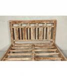 SOLID ROSEWOOD QUEEN BED - HEADBOARD, FOOTBOARD, SIDE RAILS, SLATS