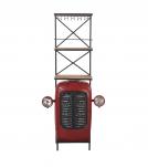IRON & SOLID WOOD TRACTOR WINE RACK
