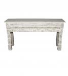 HAND CARVED SOLID WOOD CONSOLE