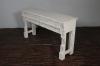 HAND CARVED SOLID WOOD CONSOLE