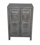 HAND CARVED SOLID WOOD CABINET