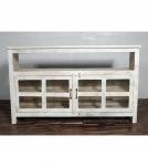 SOLID RECLAIMED TEAK WOOD MEDIA CABINET