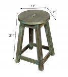 WOOD END TABLE