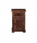 CARVED WOOD END TABLE / NIGHTSTAND