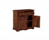 CARVED WOOD SIDEBOARD W/ 2 DOORS & 1 DRAWER