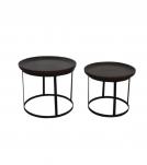 Nesting End Tables Set of 2, Side Table
