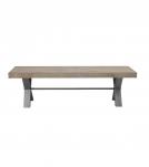 SOLID WOOD & IRON BENCH