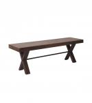 SOLID WOOD & IRON BENCH