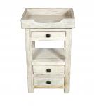 SOID RECLAIMED TEAK WOOD SIDE TABLE END TABLE