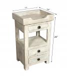 SOID RECLAIMED TEAK WOOD SIDE TABLE END TABLE