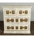 SOLID WOOD BRASS FITTED CABINET