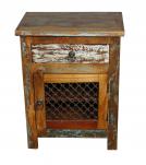 SOLID RECLAIMED TEAK WOOD END TABLE NIGHTSTAND