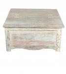 SOLID RECLAIMED WOOD COFFEE TABLE W/ STORAGE