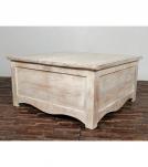 RECLAIMED WOOD STORAGE COFFEE TABLE W/ 2 ENTRY OPTIONS