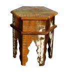 SOLID RECLAIMED TEAK WOOD END TABLE / NIGHTSTAND