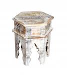 SOLID RECLAIMED TEAK WOOD END TABLE / NIGHTSTAND
